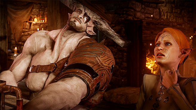 Image result for dragon age iron bull romance